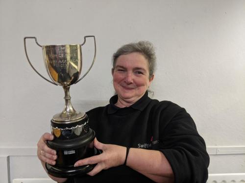 Sue Morris - Winner of the Highest Average - Woman (2021/22 Season).