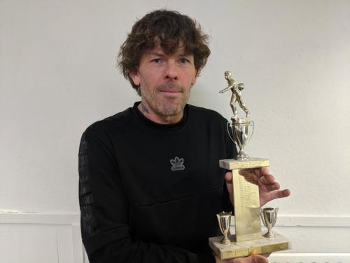 Rob Baker - Winner of the Highest Average - Man (2021/22 Season).